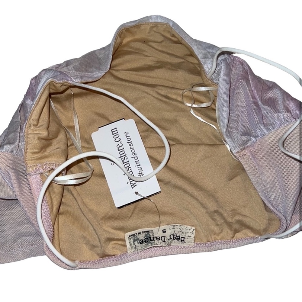 NEW crop top size S fully lined 95% poly 5% spandex. Item#156A - Picture 3 of 3